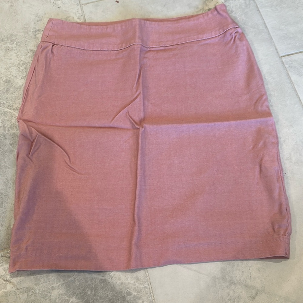 Pink mini skirt